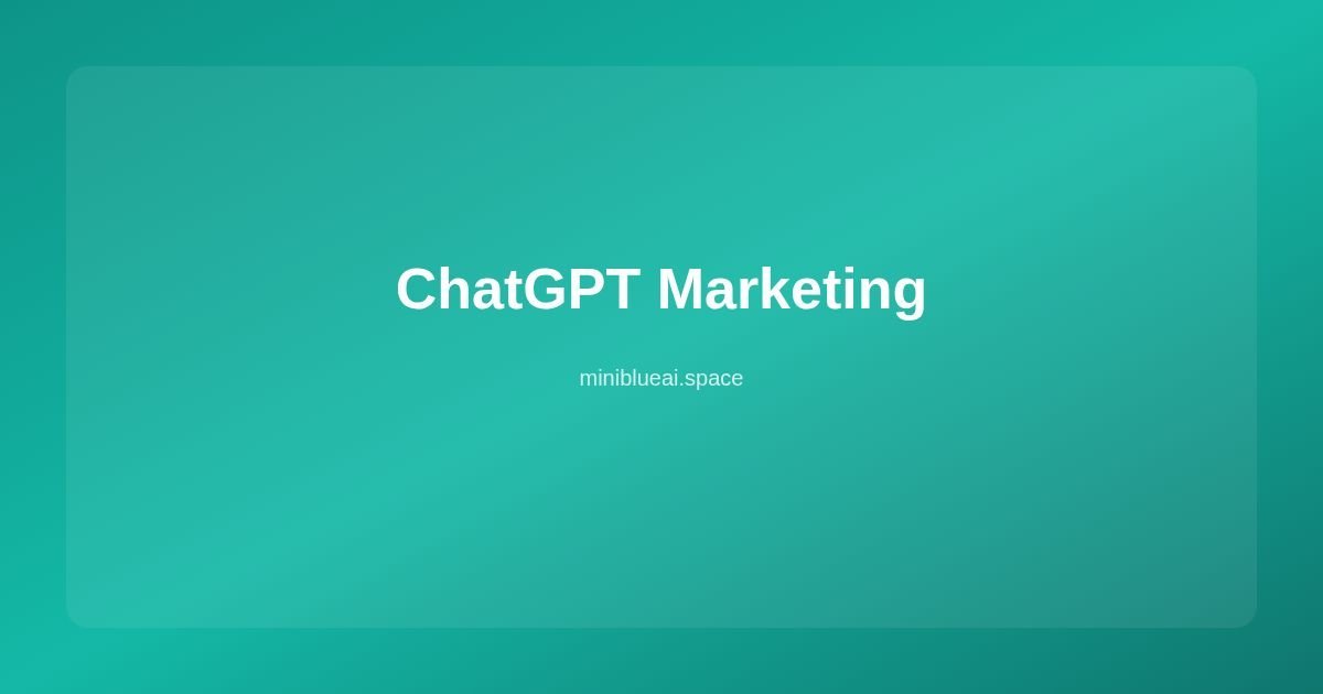 ChatGPT Prompts for Marketers: What Actually Works After 6 Months of Testing